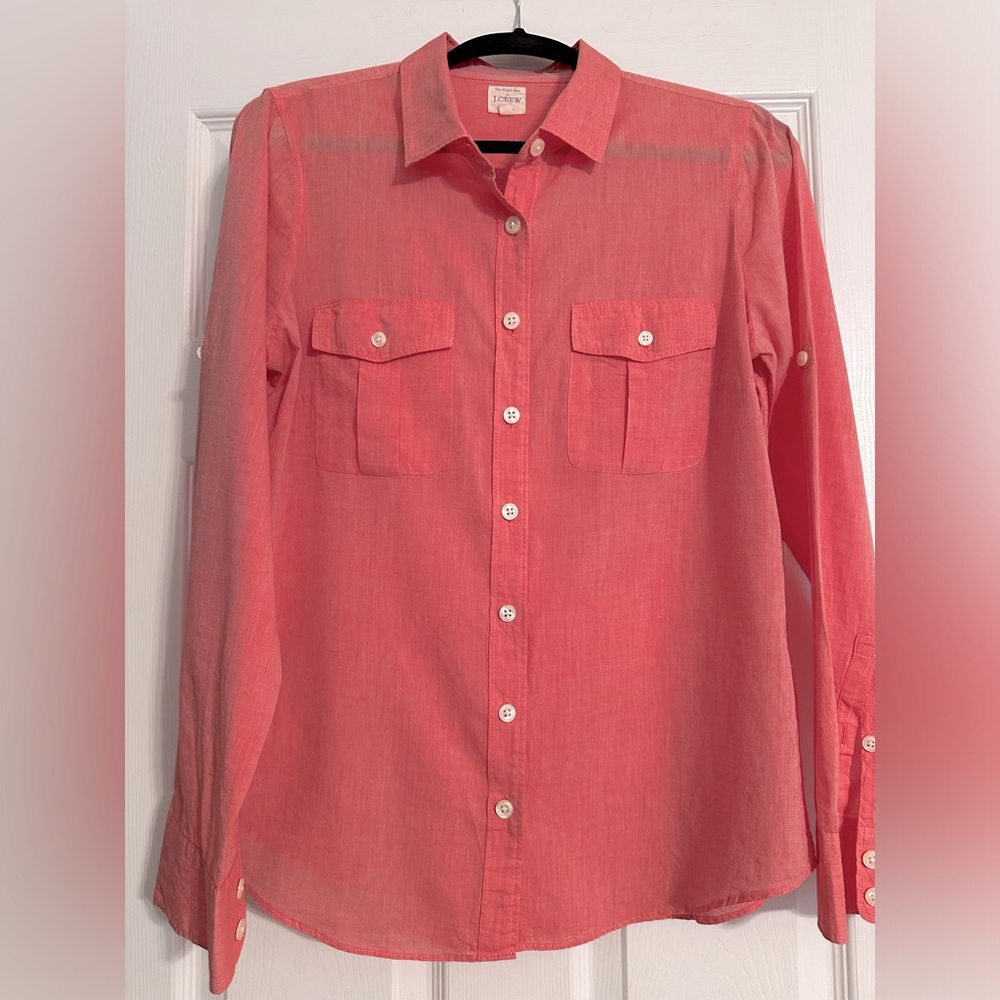 J. Crew lightweight cotton blouse